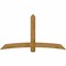 Ekena Millwork Bellingham Rough Sawn Timber Gable Bracket, Western Red Cedar, 84"W x 45"H x 6"D x 6"F, 13/12 Pitch GBW084X45X0606BEL00RWR - alternate 1